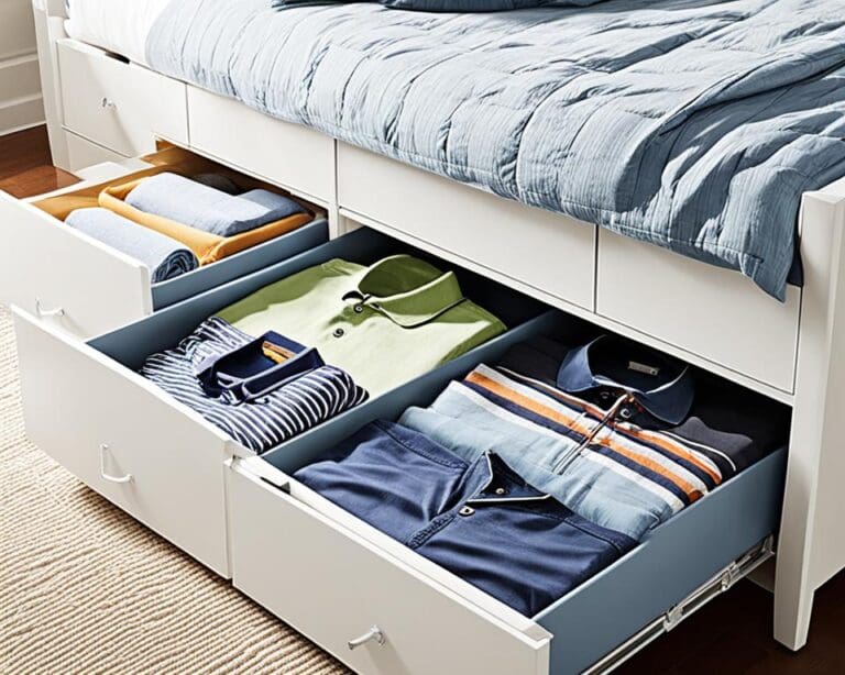 Solutions de rangement sous le lit pratiques