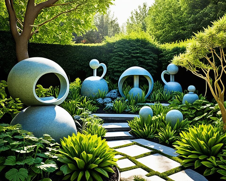 sculptures design jardin