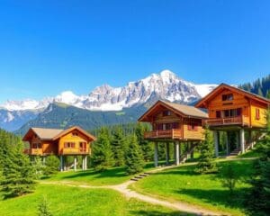Séjour insolite dans les cabanes perchées des Alpes suisses