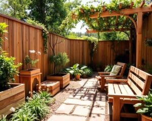 Utilisation du bois dans l'aménagement de votre jardin