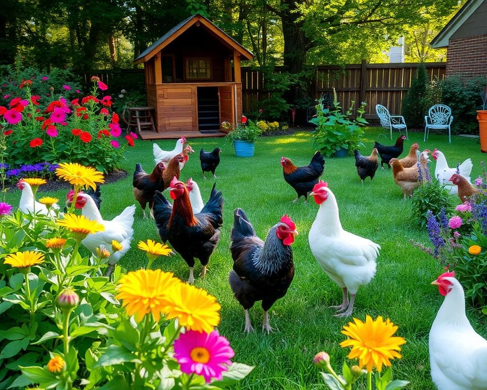 élever des poules dans votre jardin