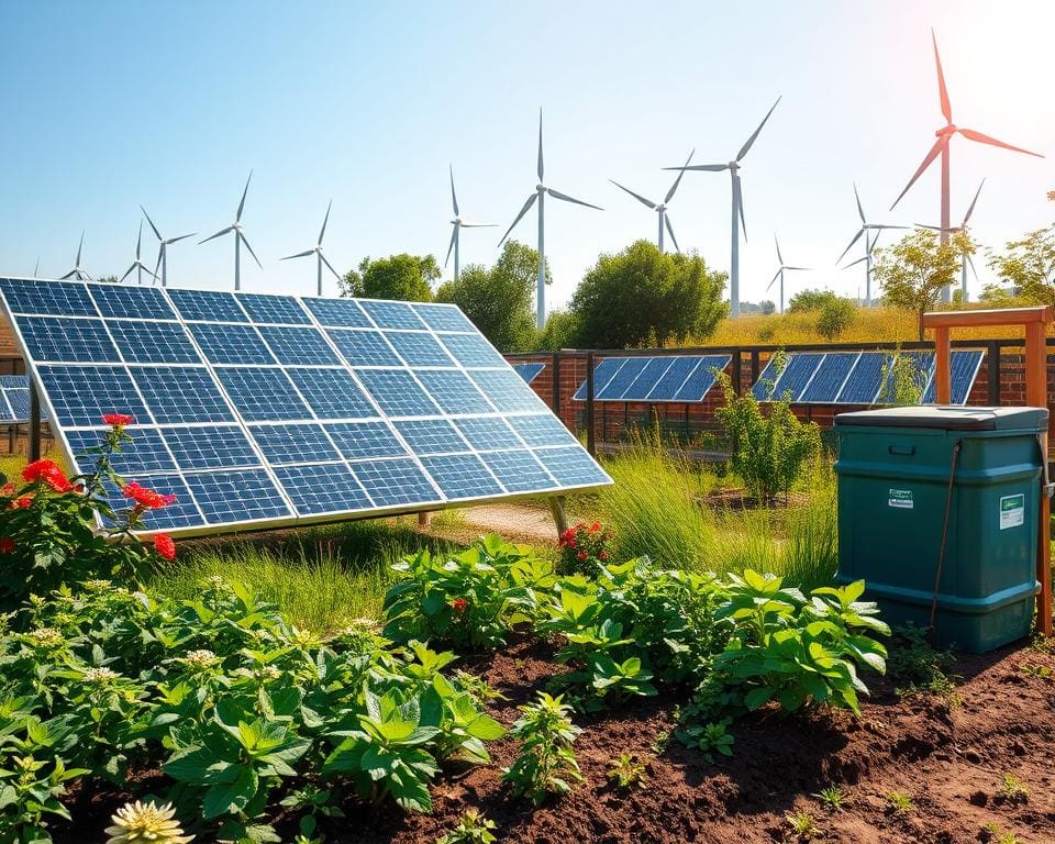 énergie verte pour un jardin écologique