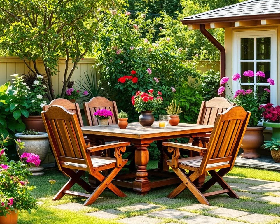 mobilier de jardin en bois