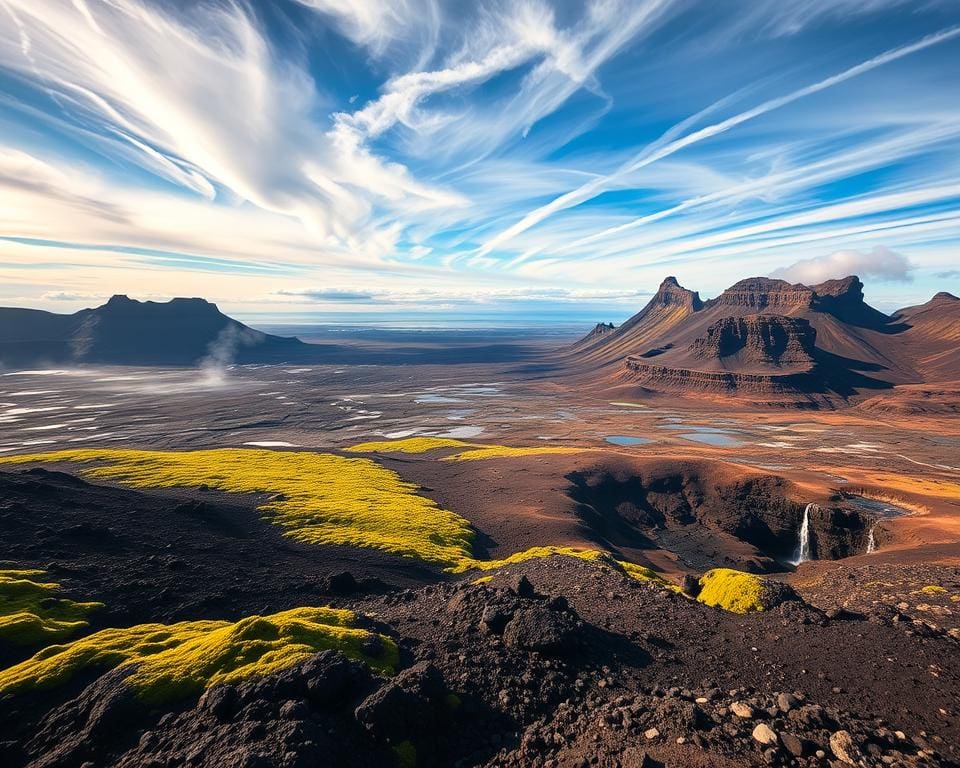 paysage volcanique islandais