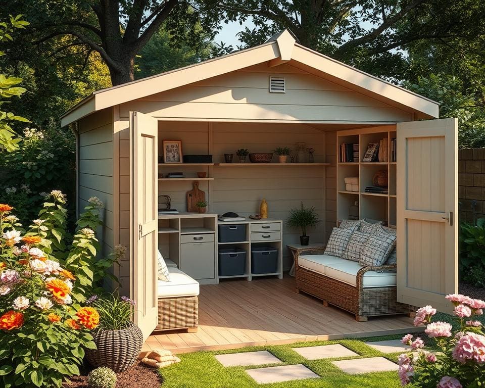 Abris de jardin multifonctionnels : stockage et espace détente