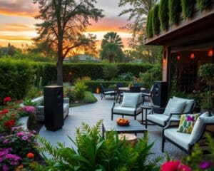 Audio extérieur : sonoriser votre jardin avec style