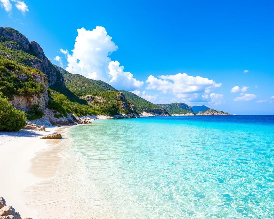 plages de sable blanc en Albanie