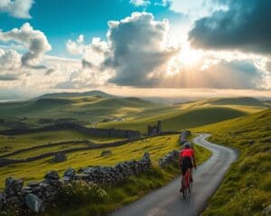 À vélo à travers les paysages pittoresques d’Irlande