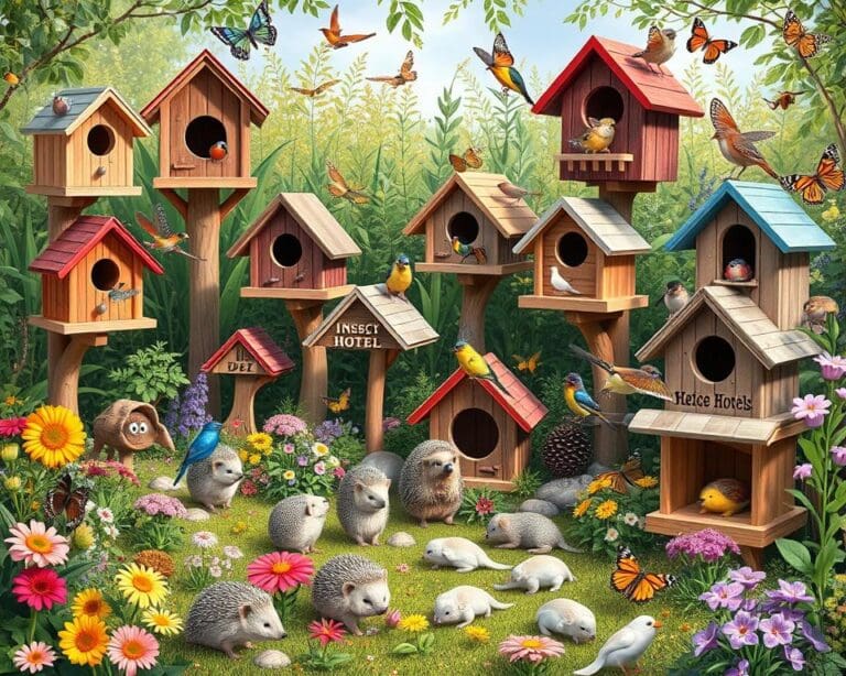 Abris pour animaux dans le jardin : protéger la faune locale