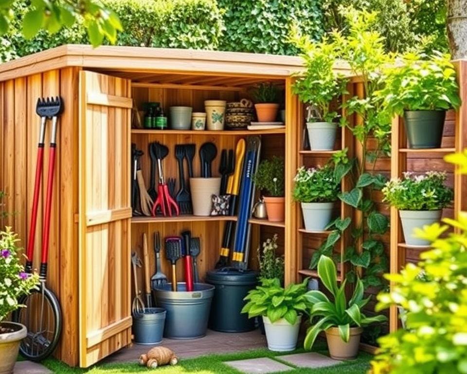 Créer des espaces de rangement fonctionnels pour le jardin