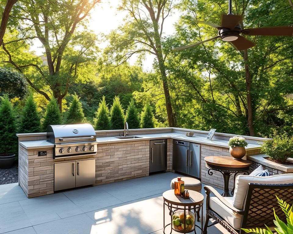 Cuisines extérieures sur mesure : profitez de l'été