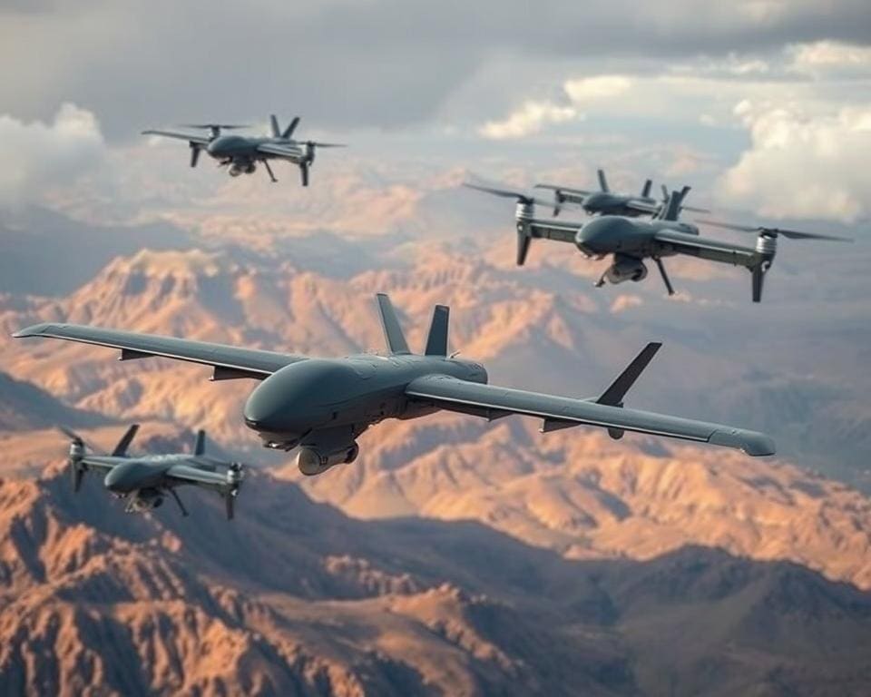 Drones de surveillance : outils essentiels des forces armées