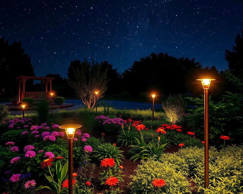 Éclairage LED pour un jardin plus économe en énergie