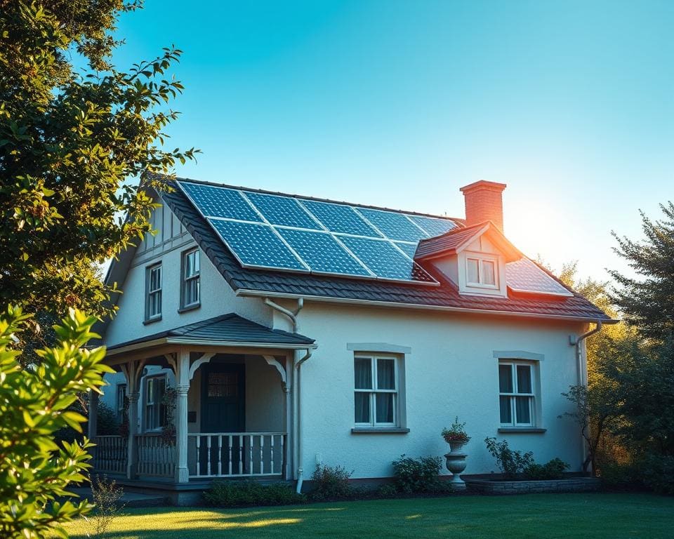 Énergie solaire et maisons anciennes