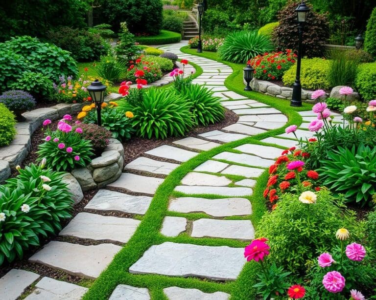 Installer des chemins de jardin pour faciliter la circulation