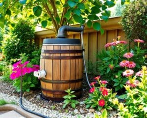 Installer un récupérateur d'eau de pluie dans le jardin