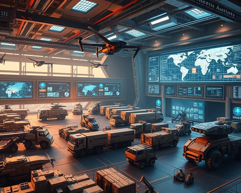 L’intelligence artificielle dans la logistique militaire