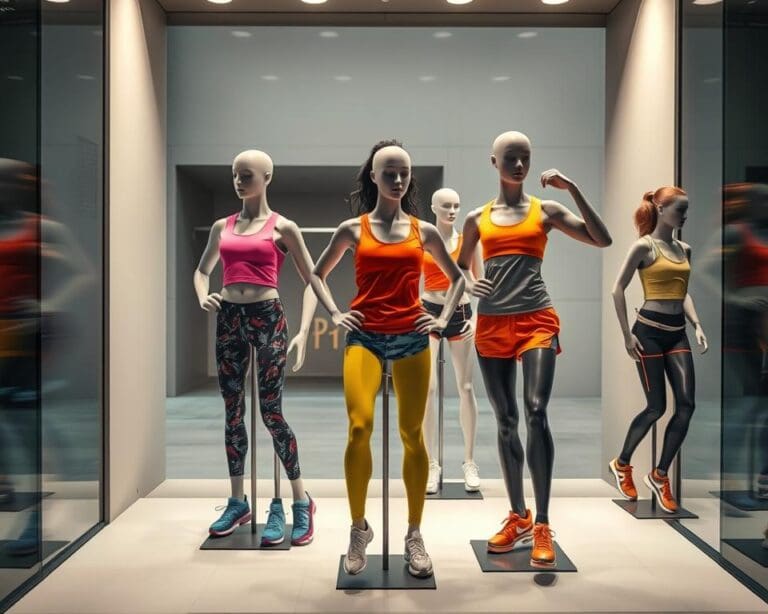 Mannequins sportifs : Poses dynamiques pour vêtements de sport