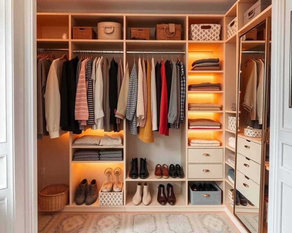 Meilleures solutions pour organiser une garde-robe
