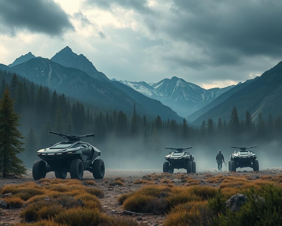 Véhicules électriques pour les forces armées