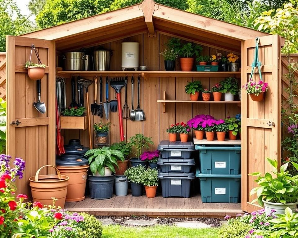 organisation pratique pour le jardin