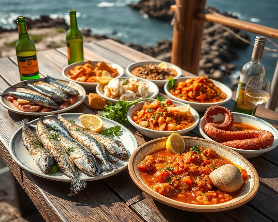 plats de poisson au Portugal