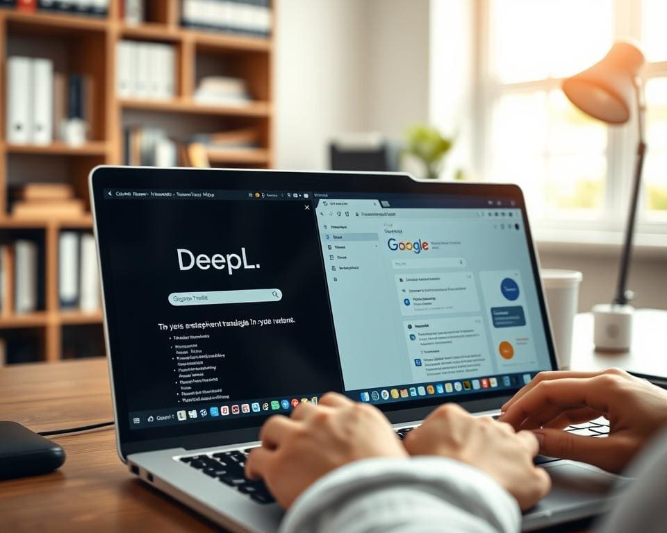 utilisation pratique DeepL et Google Traduction