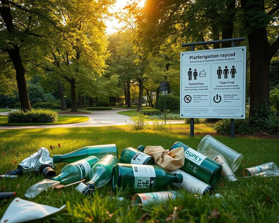 Belgique : Quelles amendes pour déchets jetés dans les parcs ? 🇧🇪