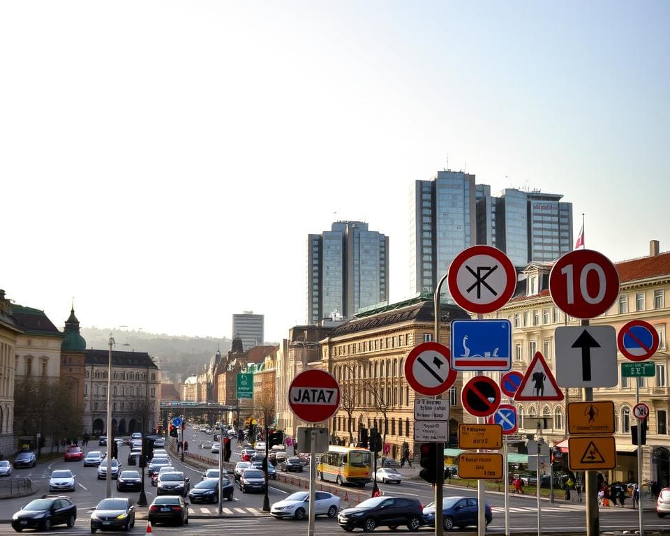 panneaux de signalisation en Hongrie