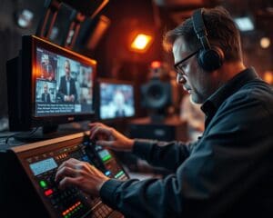 Que fait un technicien plateau en live ?