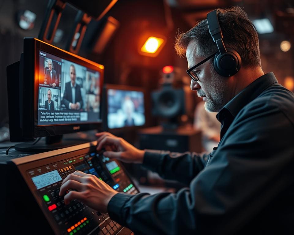 Que fait un technicien plateau en live ?