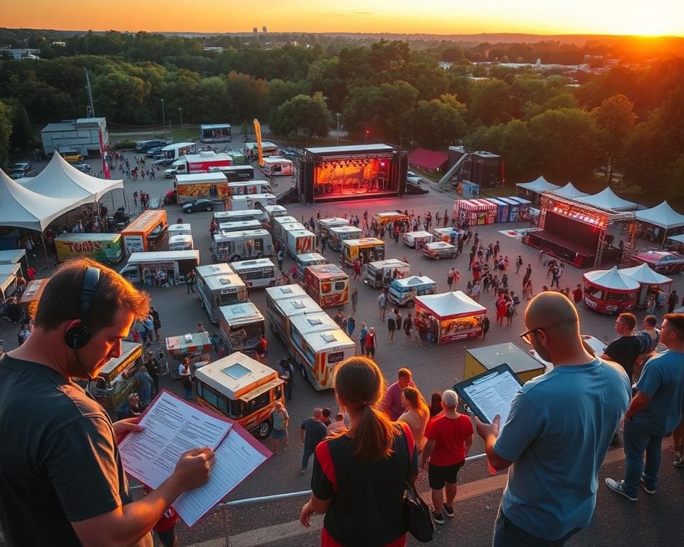 organisation logistique festival