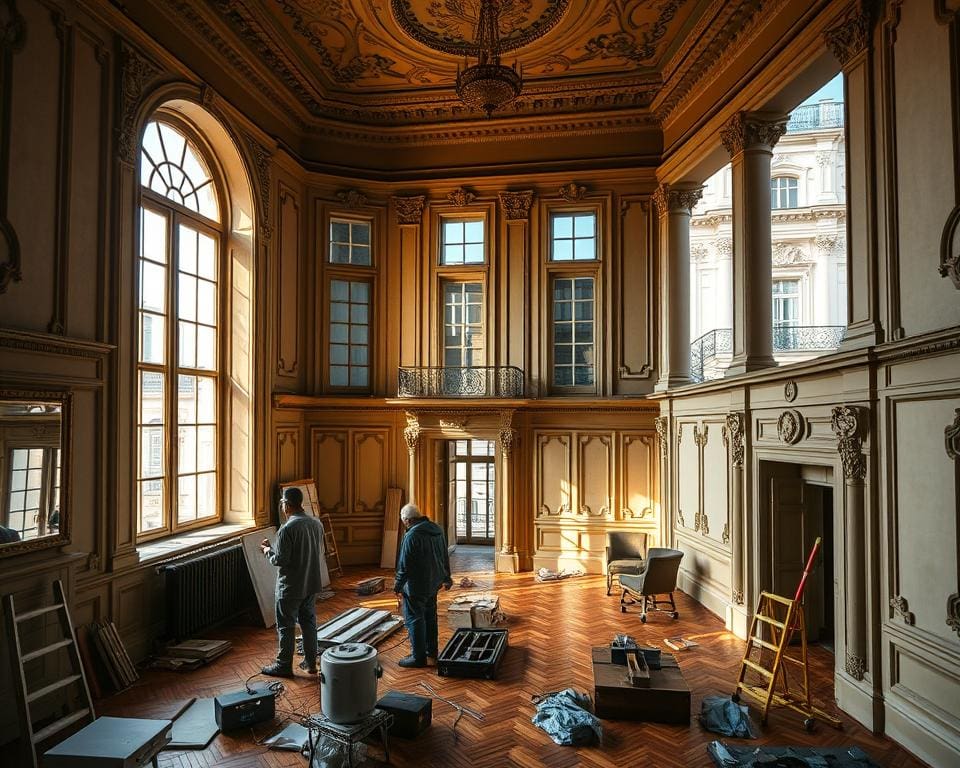 réhabilitation appartement haussmannien
