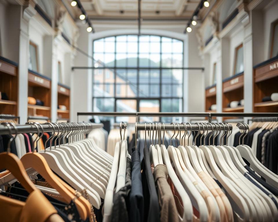 Des cintres aux portants : l’harmonie du détail en magasin