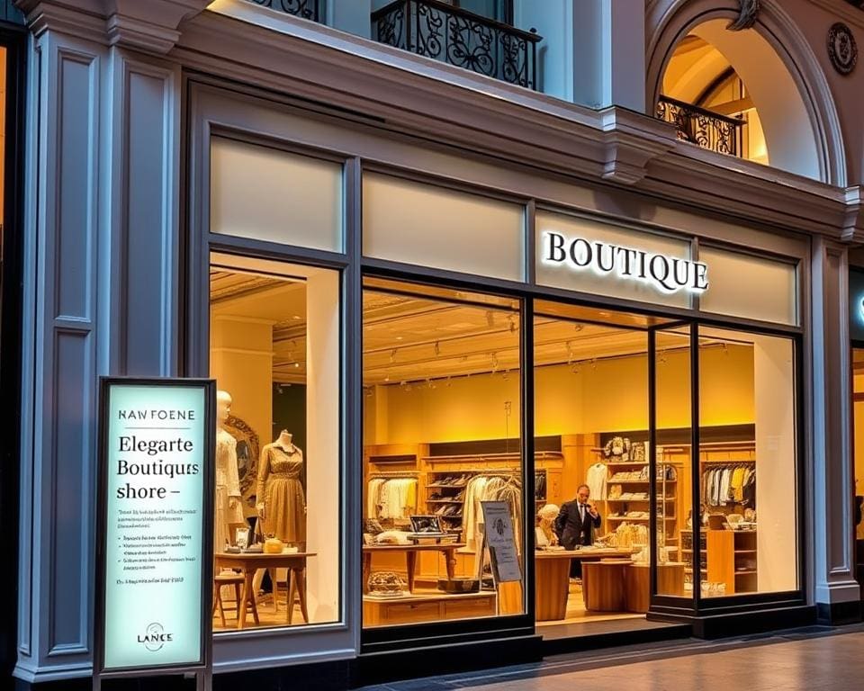 signalétique boutique