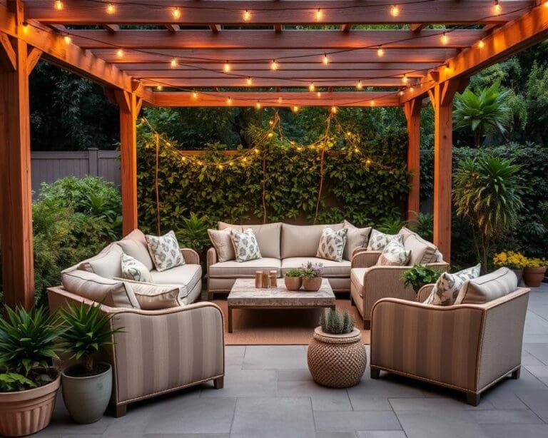 Mobilier de jardin confortable pour vos soirées d’été