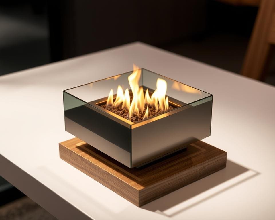 Où acheter une cheminée de table design chez Flaemme ?