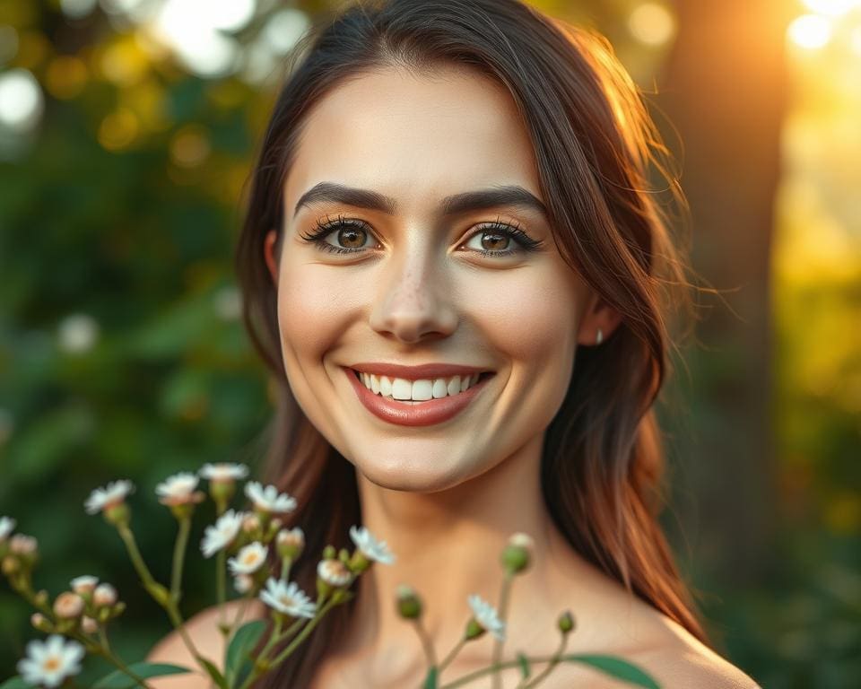 peau éclatante naturellement