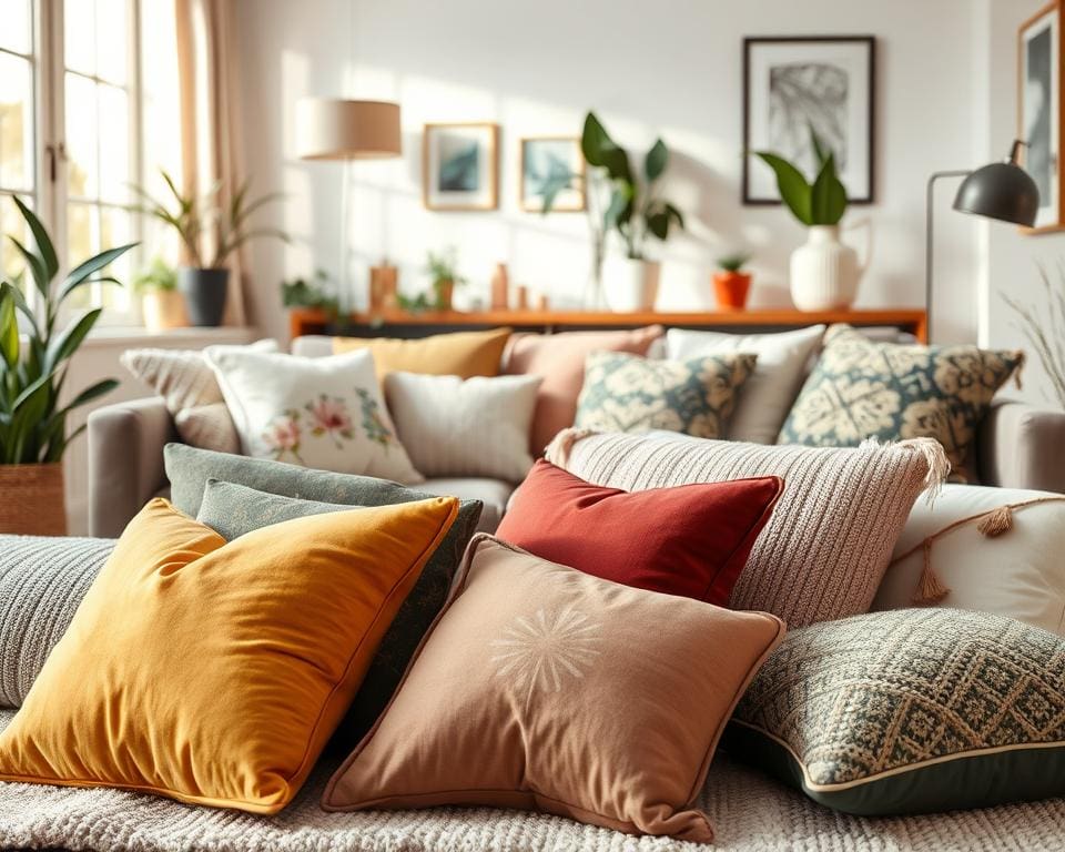 coussins décoration maison