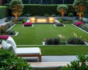 décoration de jardin contemporaine